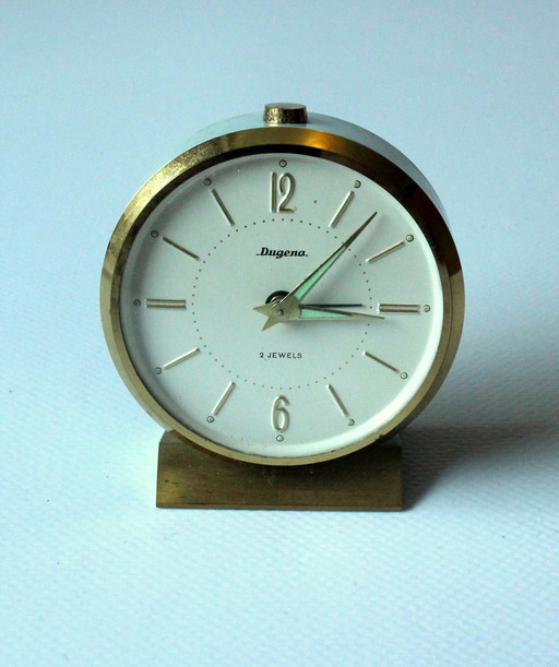 Dugena 2 Jewels travel alarm clock