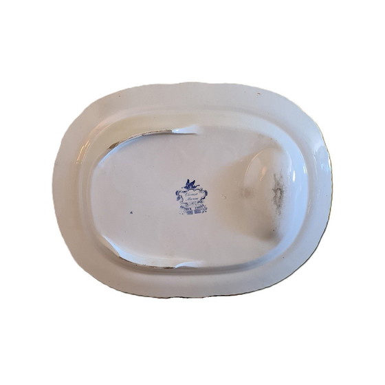 Image 1 of Antique English Porcelain Serving Bowl Ca. 1830