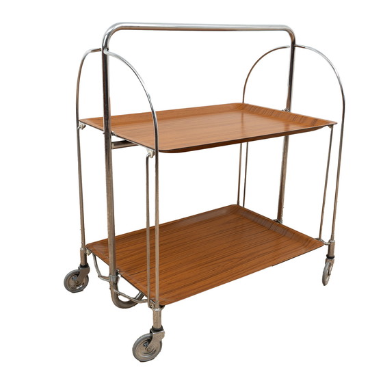 Image 1 of Foldable serving trolley by Bremshey & Co