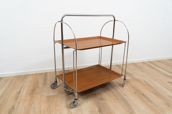 Image 1 of Foldable serving trolley by Bremshey & Co