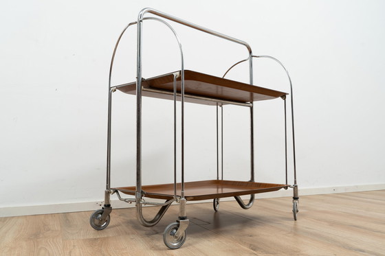 Image 1 of Foldable serving trolley by Bremshey & Co