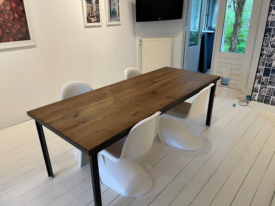 Image 1 of Table en bois de chêne brut