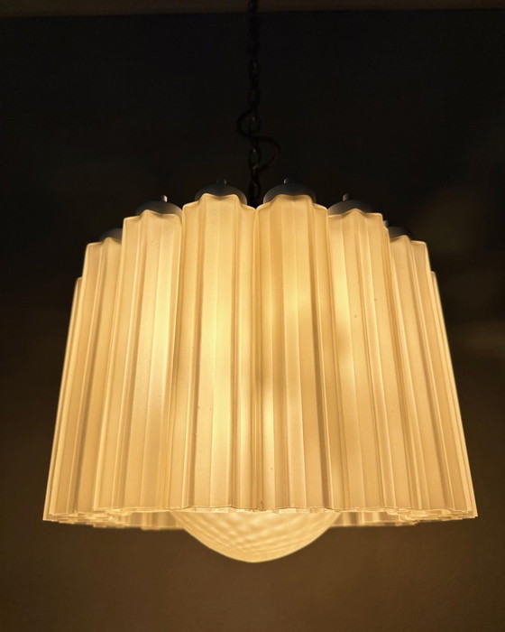 Image 1 of Vintage Glashütte Limburg Pendant Lamp