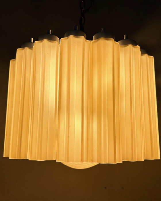 Image 1 of Vintage Glashütte Limburg Pendant Lamp