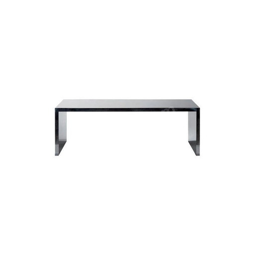 Vintage mirror coffee table by Nanda Vigo driade production, Italy 1970