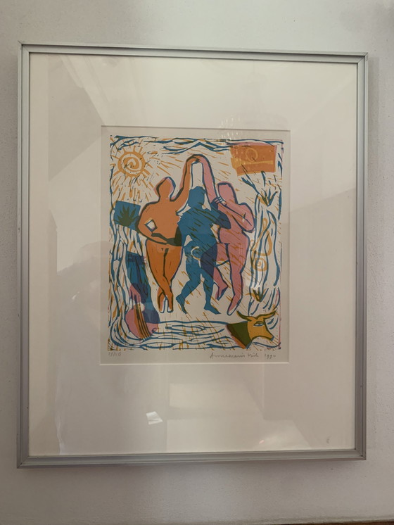 Image 1 of Annemarie Vink Hand-signed Screenprint From 1990, No. 19/110