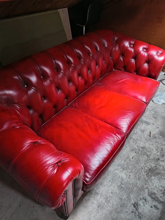 Image 1 of Chesterfield 2/3 seater sofa