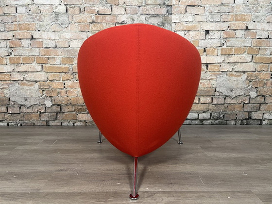 Image 1 of Artifort Hanna red armchair