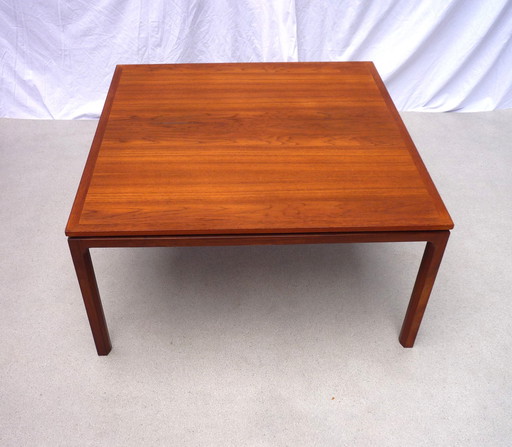 Table basse carrée vintage en teck