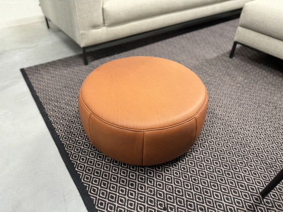 Image 1 of Design on stock Barrell Footstool Cera Cognac