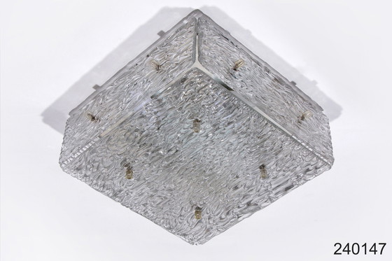 Image 1 of Plafonniere Model Heidelberg Glass Flush Mount by J.T. Kalmar, Austria, 1974