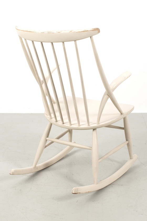 Image 1 of Niels Eilersen rocking chair by Illum Wikkelso