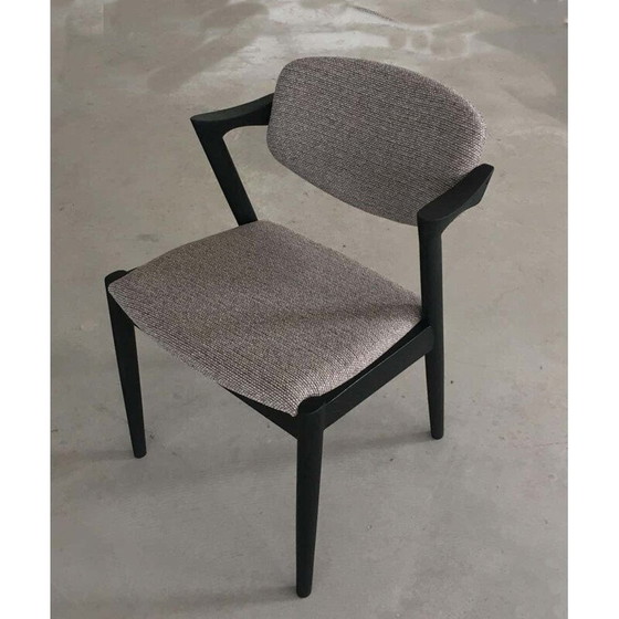 Image 1 of Set di 10 sedie vintage in rovere di Kai Kristiansen per Schous Møbelfabrik