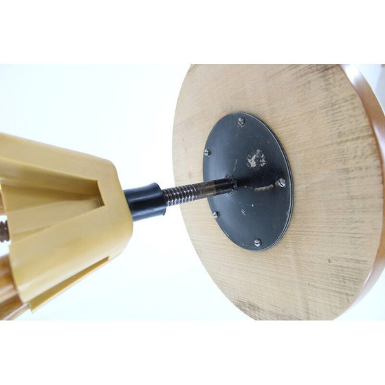Image 1 of Vintage Piano stool in beech, Czechoslovakia 1970