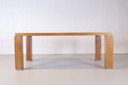 Solid walnut dining table