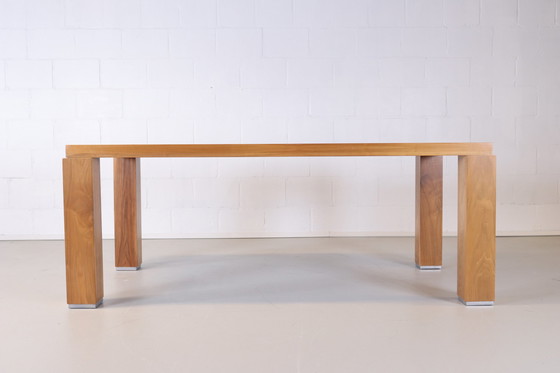 Image 1 of Solid walnut dining table