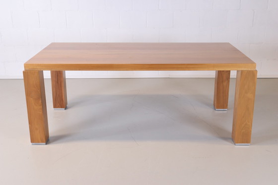 Image 1 of Solid walnut dining table