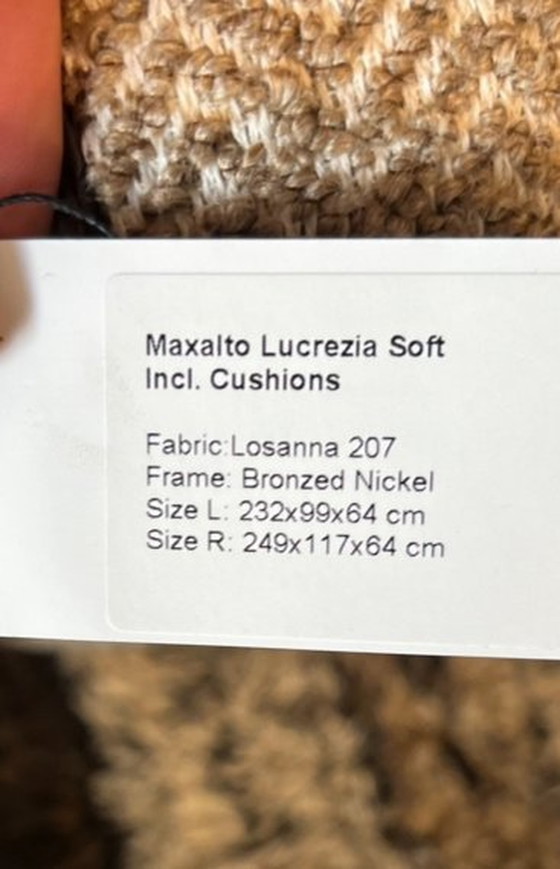 Image 1 of Maxalto B&B Italia Lucrezia Corner Sofa 350X240Cm