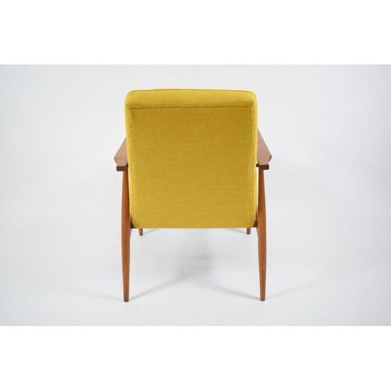 Image 1 of Vinitage polish armchair yellow H.Lis 1960