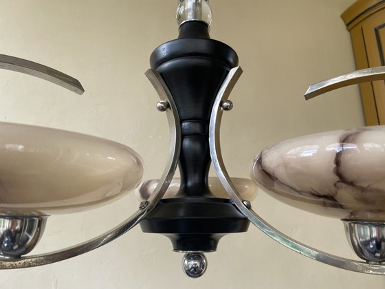 Image 1 of Art Deco 1930 Pendant Lamp French