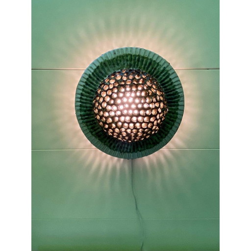 Mid-century ceramic wall lamp