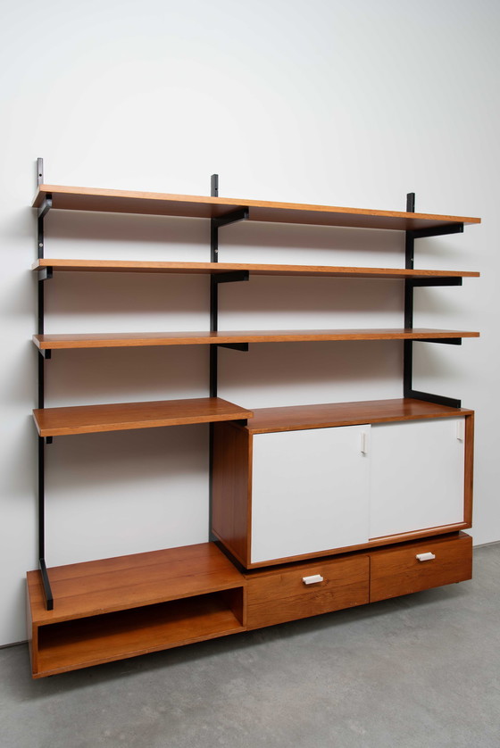 Image 1 of Wall Shelving Unit In Pine - Jul De Roover