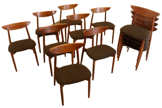 Image 1 of 12x Harry Ostergaard for Randers mobelfabrik dining chairs