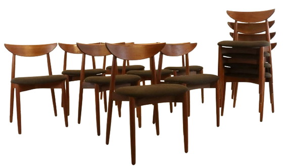 Image 1 of 12x Harry Ostergaard for Randers mobelfabrik dining chairs