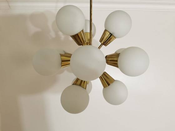 Image 1 of Lampadario Sputnik in metallo vintage