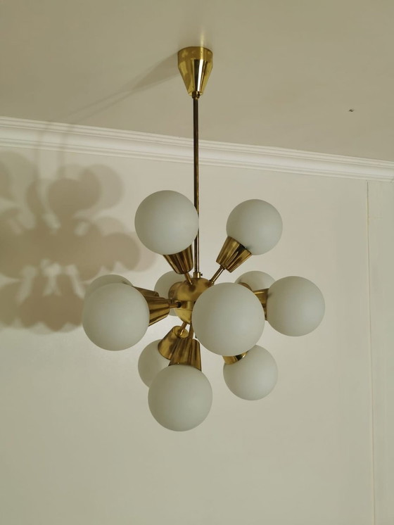 Image 1 of Lampadario Sputnik in metallo vintage
