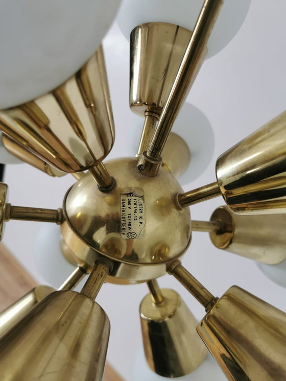 Image 1 of Lampadario Sputnik in metallo vintage