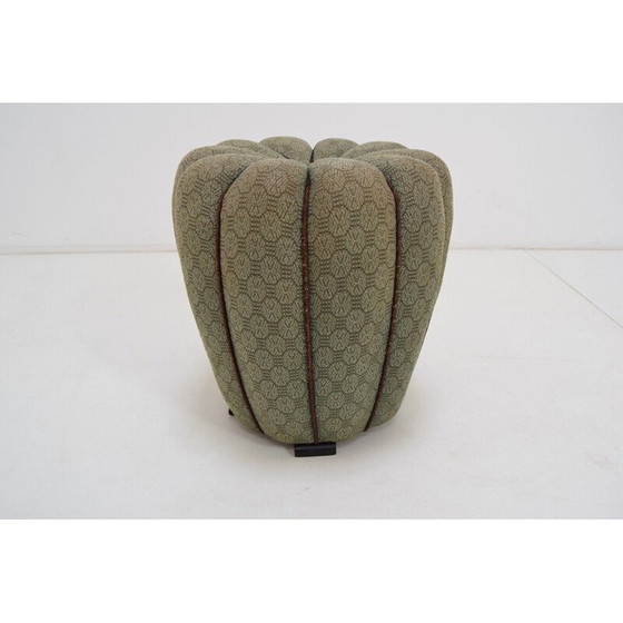 Image 1 of Mid-century Art deco Stool Footstool by Jindrich Halabala, 1930s