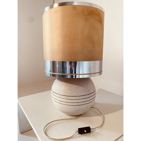 Image 1 of Vintage ceramic table lamp, Italy 1970
