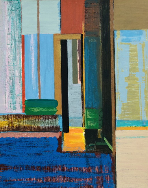 Helmuth van Galen - Sérigraphie colorée