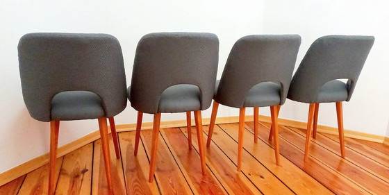 Image 1 of Czechoslovakian Chairs By O. Haerdtl For Ton, 1960S, Set Of 4