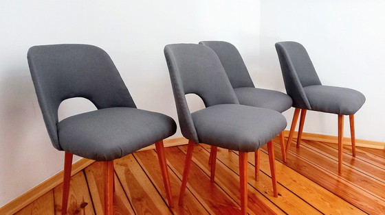 Image 1 of Czechoslovakian Chairs By O. Haerdtl For Ton, 1960S, Set Of 4