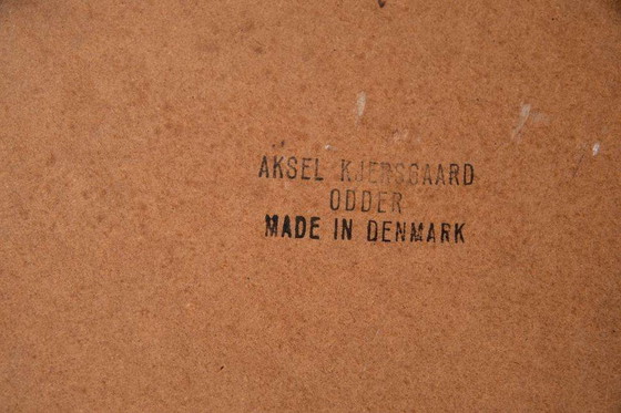 Image 1 of Miroir vintage rond Aksel Kjersgaard, teck Design danois