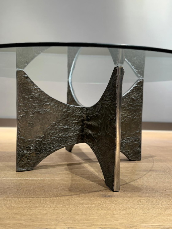 Image 1 of Table basse brutaliste 1970