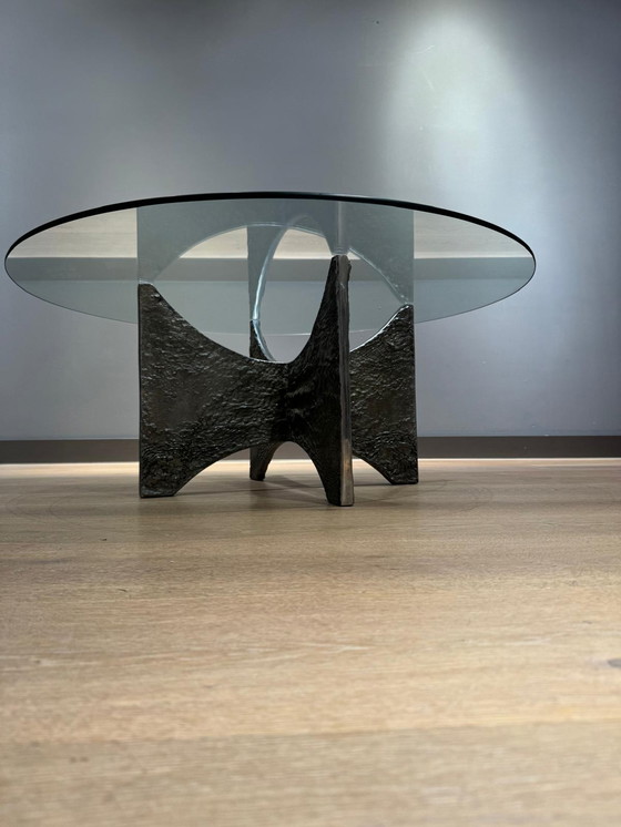 Image 1 of Table basse brutaliste 1970