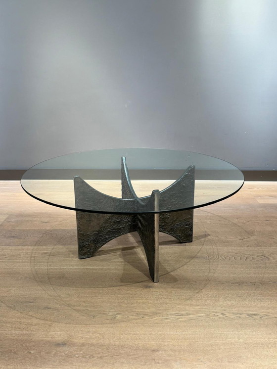 Image 1 of Table basse brutaliste 1970