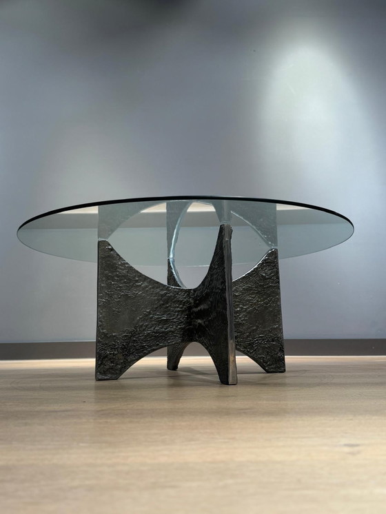 Image 1 of Table basse brutaliste 1970