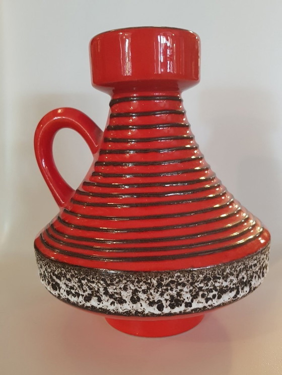 Image 1 of Fat Lava Ceramic Vase From Ilkra, 1960S