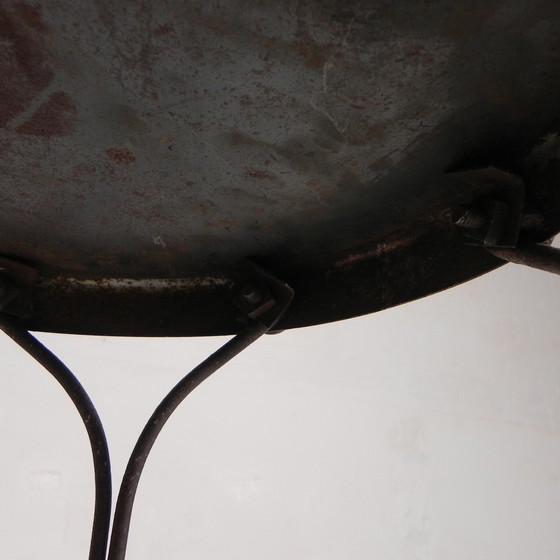 Image 1 of Ornate Steel American Ice Cream Parlor Chair, 1940s