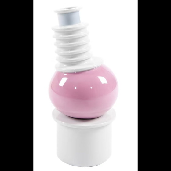 Image 1 of Vintage porcelain vase by Ettore Sottsass, 1983s