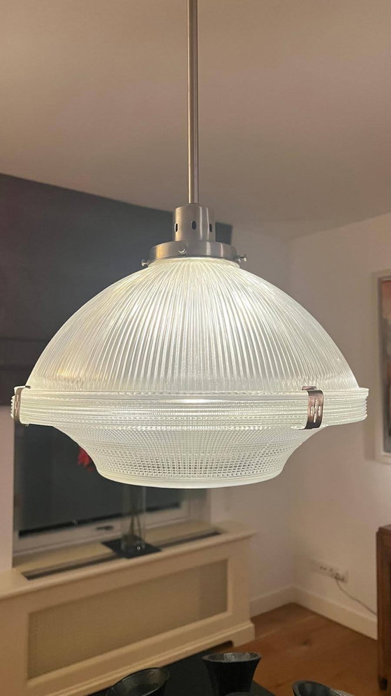 Image 1 of 2 Pendant Lamps Gispen Style Retro-Look Glass