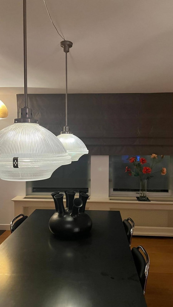 Image 1 of 2 Pendant Lamps Gispen Style Retro-Look Glass