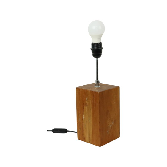 Image 1 of Lampe de campagne en bois massif