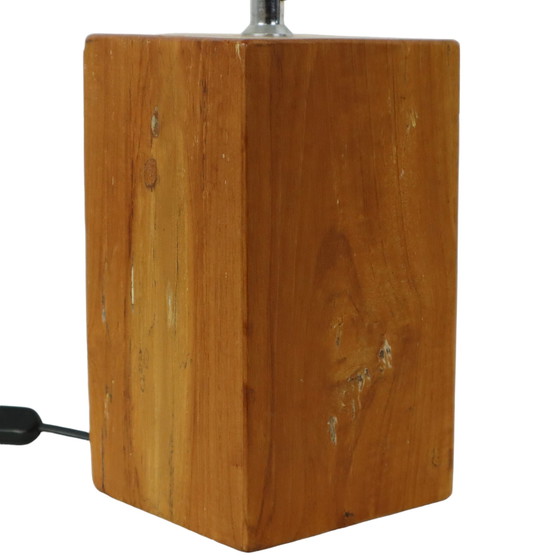 Image 1 of Lampe de campagne en bois massif