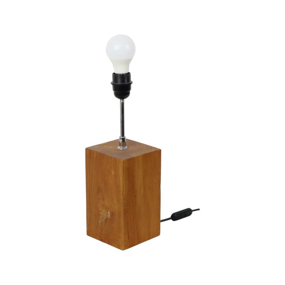 Image 1 of Lampe de campagne en bois massif