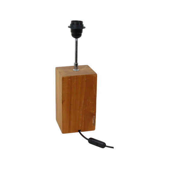 Image 1 of Lampe de campagne en bois massif